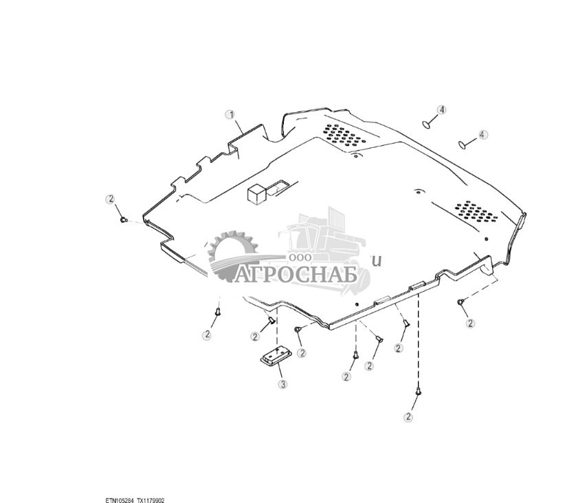 Обшивка потолка со стандартным радиоприемником - ST817650 335.jpg